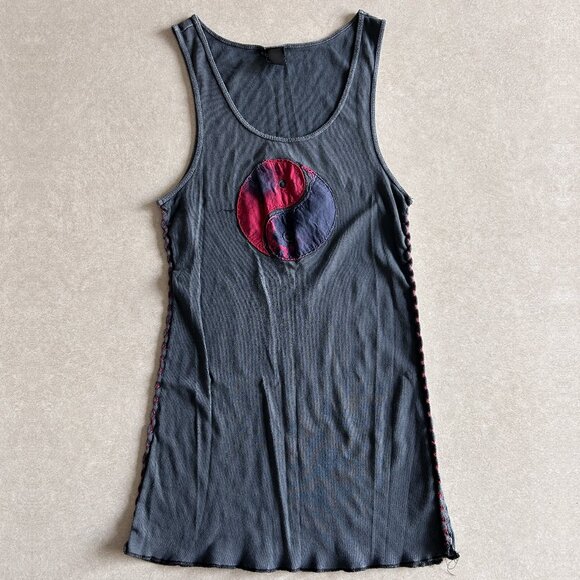 RARE Side Stitch Yin Yang Tank ALT ASO Alex Russo - Picture 3 of 6
